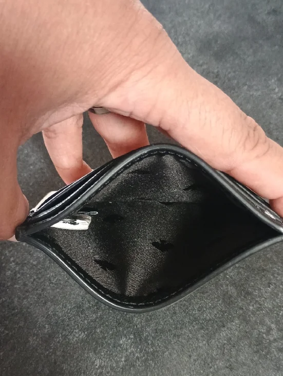 NWOT Kate Spade New York Two-Tone Black & Tan Card Holder - Picture 2 of 3